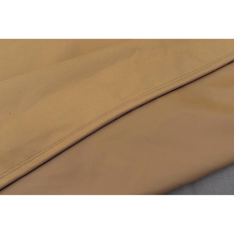 Waterproof Fabric Dust Cover for Outdoor Sofa, Medium, Brown