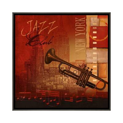iCanvas "Jazz Club" by Conrad Knutsen Framed