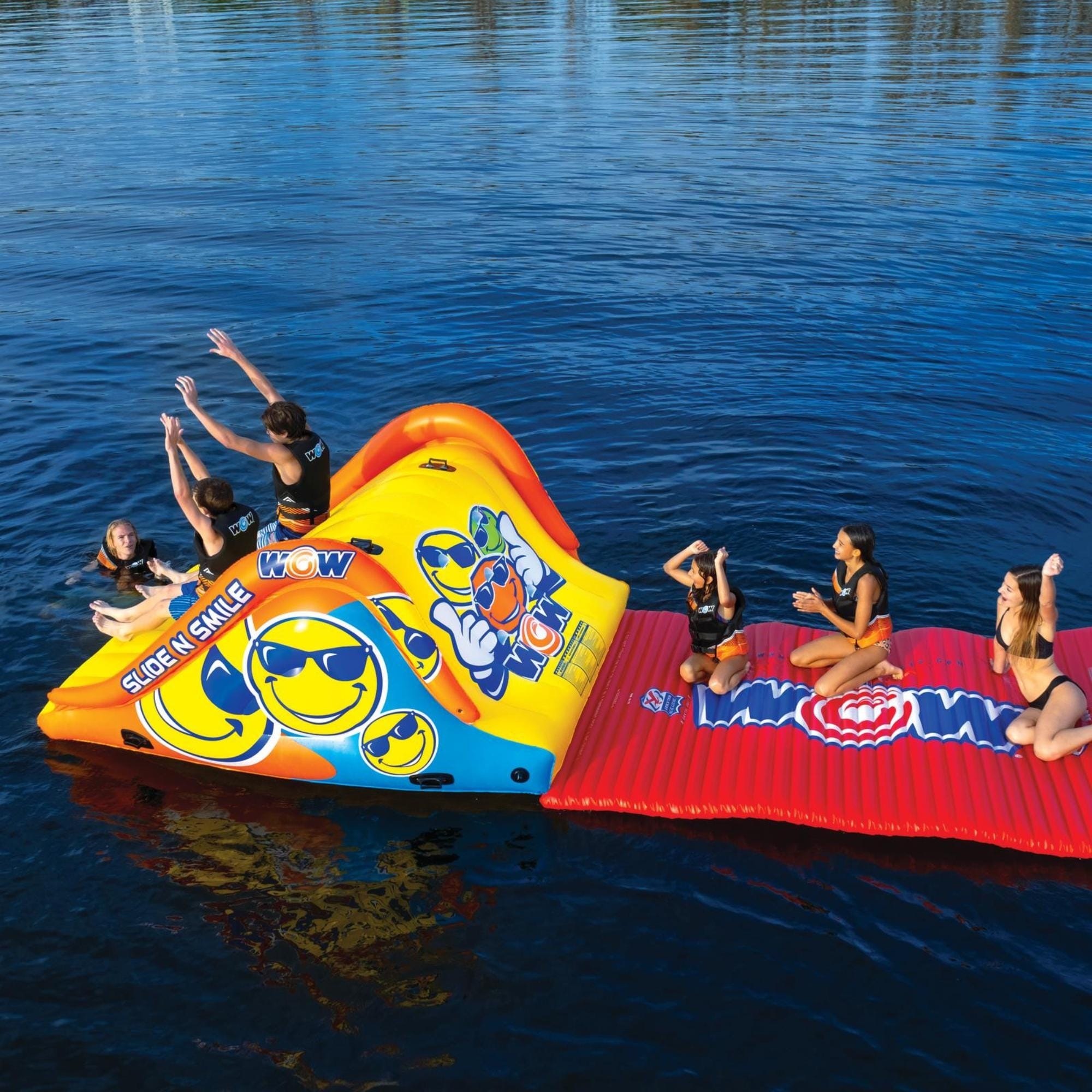 WOW Sports Slide and Water Walkway Slide N Smile Combo (22