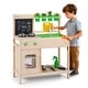 preview thumbnail 10 of 8, Gymax Kids Mud Kitchen Play Pretend Kitchen w/ Chalkboard Stoves