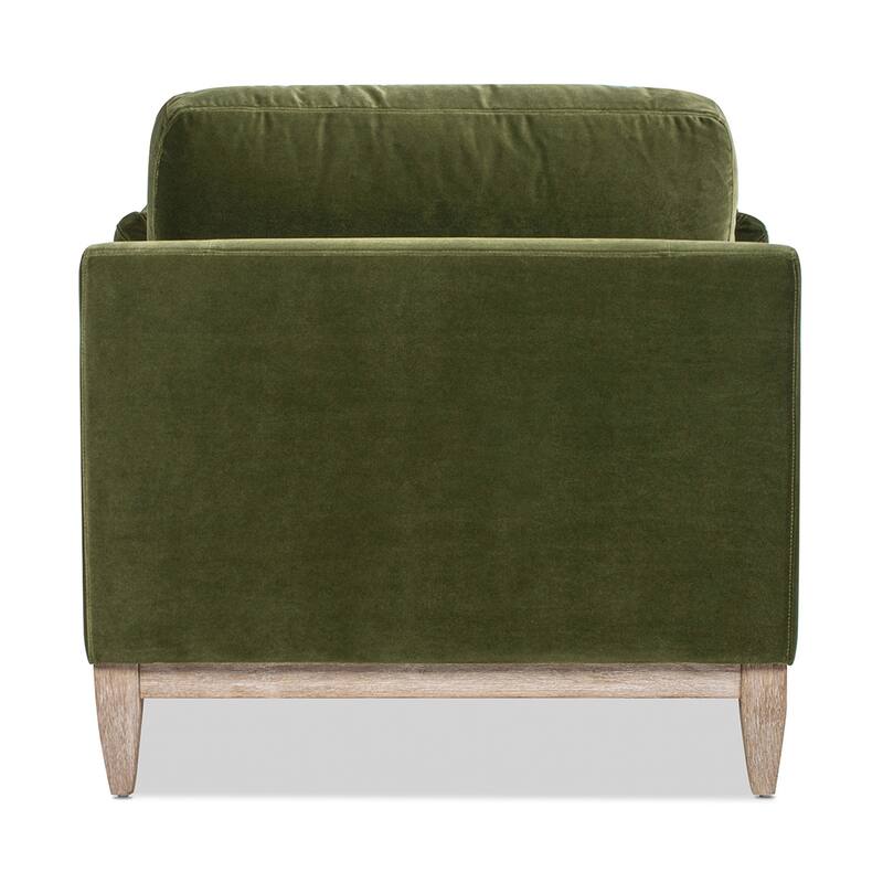 Pasadena 36" Wide Modern Farmhouse Velvet Accent Arm Chair