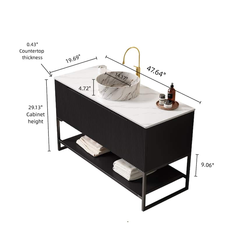 Freestanding Bathroom Vanity with Sink