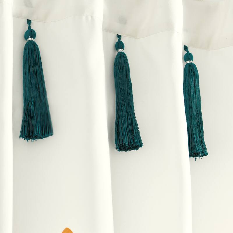 Lush Decor Boho Medallion Window Curtain Panels