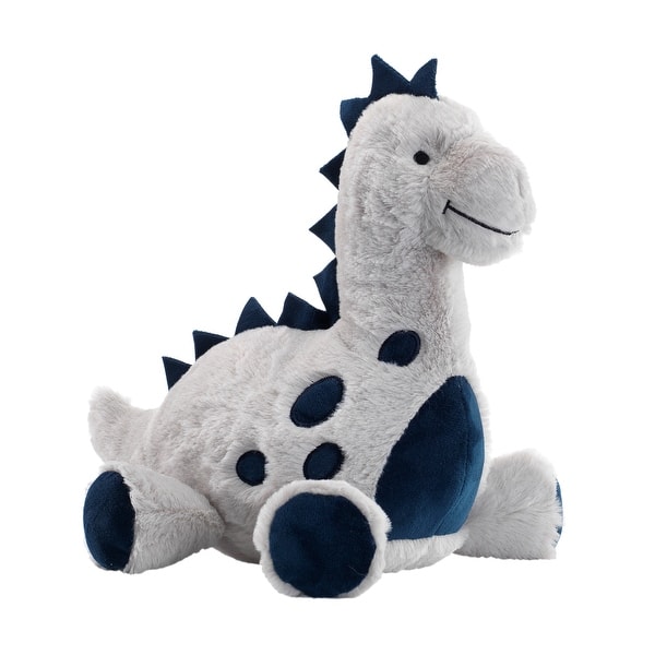 slide 2 of 5, Lambs & Ivy Baby Dino Blue/Gray Plush Dinosaur Stuffed Animal Toy Plushie- Spike