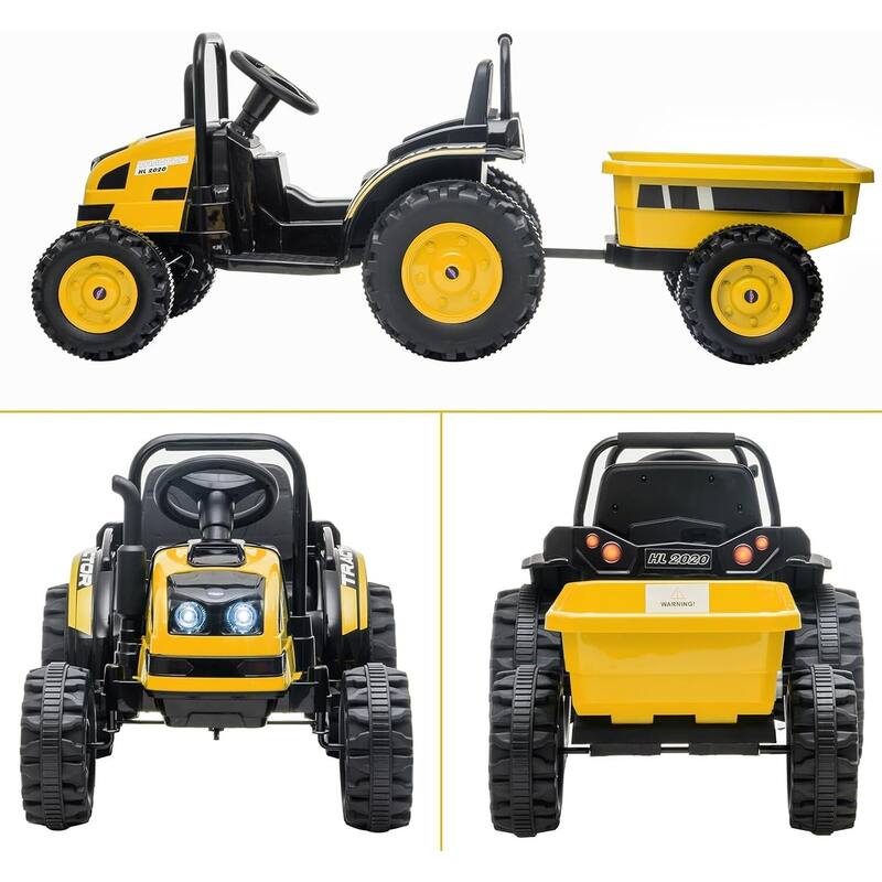 Ride on Tractor with Tiltable Trailer