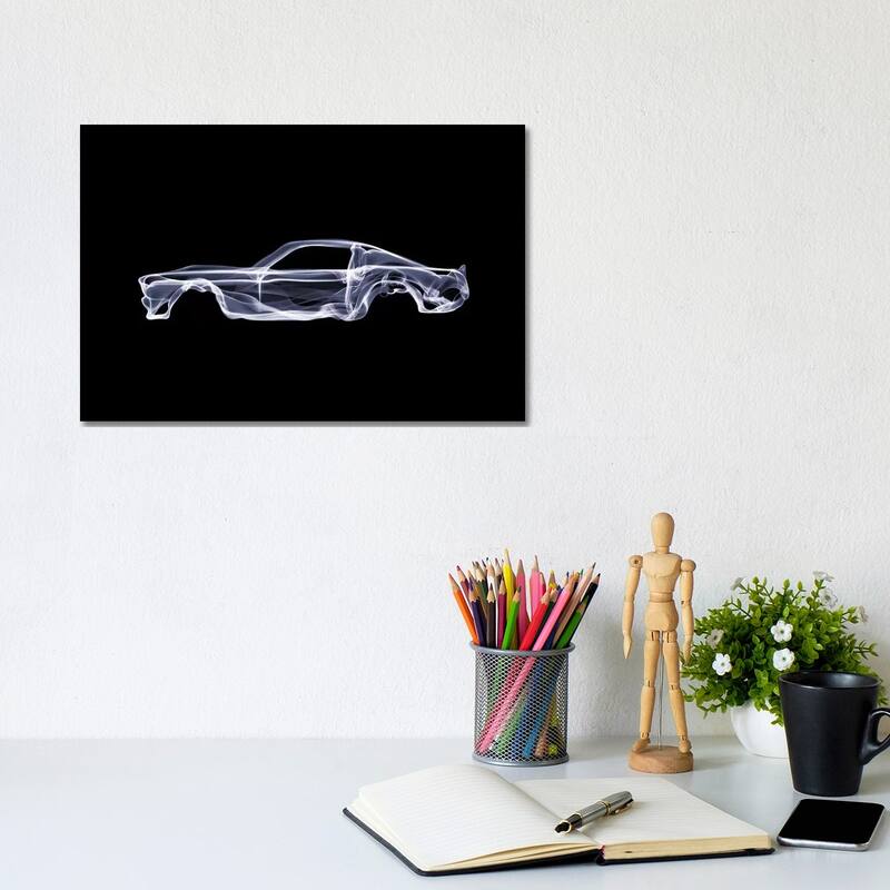 iCanvas "Ford Mustang" by Octavian Mielu Canvas Print - 8x12x0.75