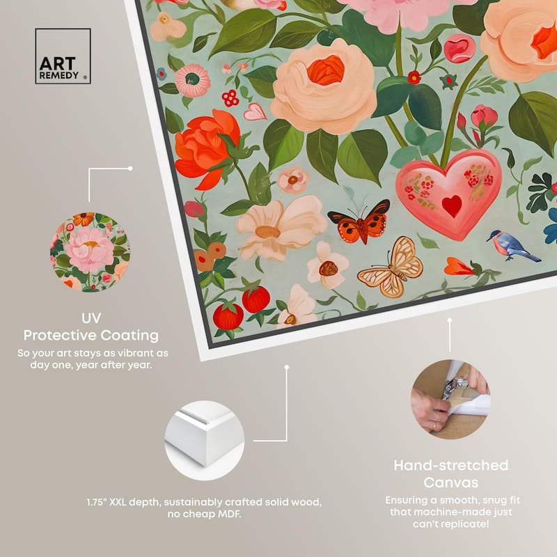 Festival of Flowers Canvas by Art Remedy