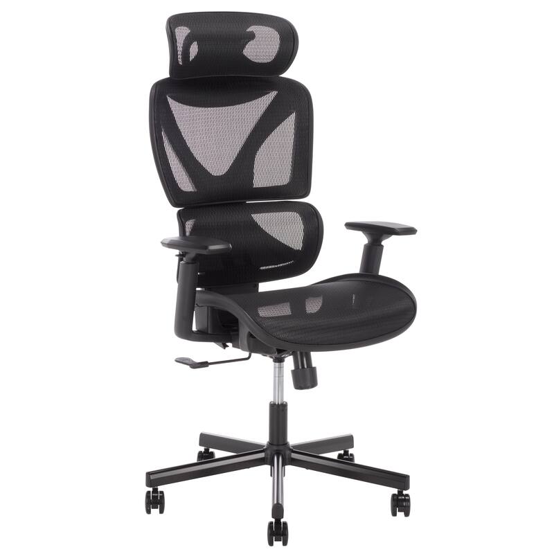 SEI Furniture Joanna Adjustable Desk Chair - 27"W x 28"D x 47"H
