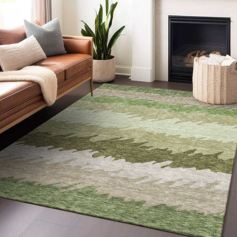 Premium Washable Super Soft Modern Ombre Mayfield Rug