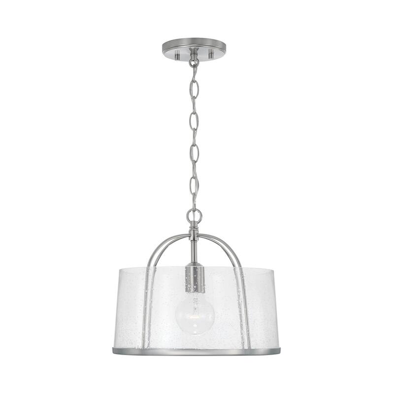 Mason 1-light Convertible Pendant/ Semi-Flush Mount