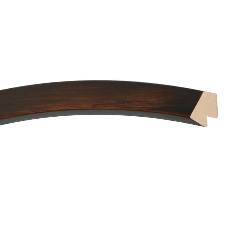 Regatta Framed Round Mirror in Mocha
