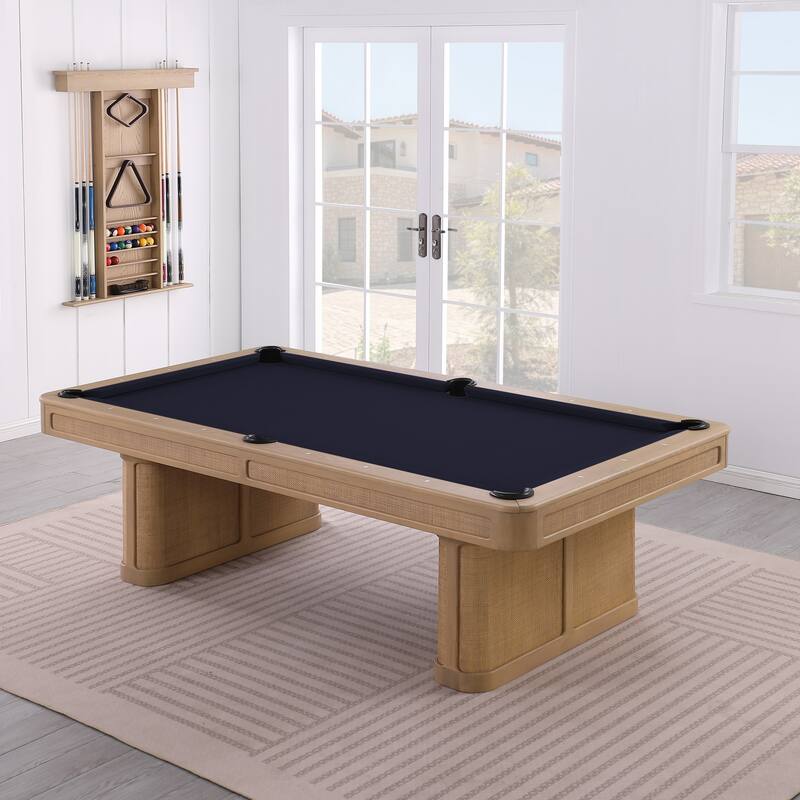 Solara Slate Pool Table 7ft - Brown/Blue