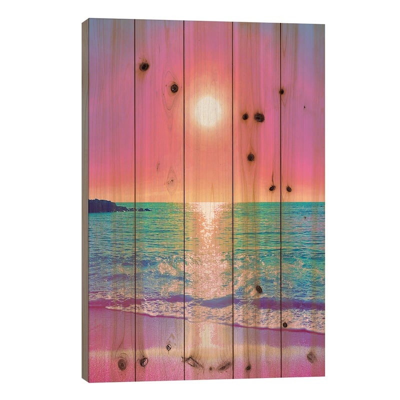 Prismatic Brilliance Print On Wood by Nathan Head - Multi-Color - 26x18x1.5