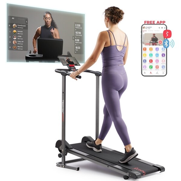 Sunny No-Power Manual Treadmill - SF-T1407SMART - Bed Bath