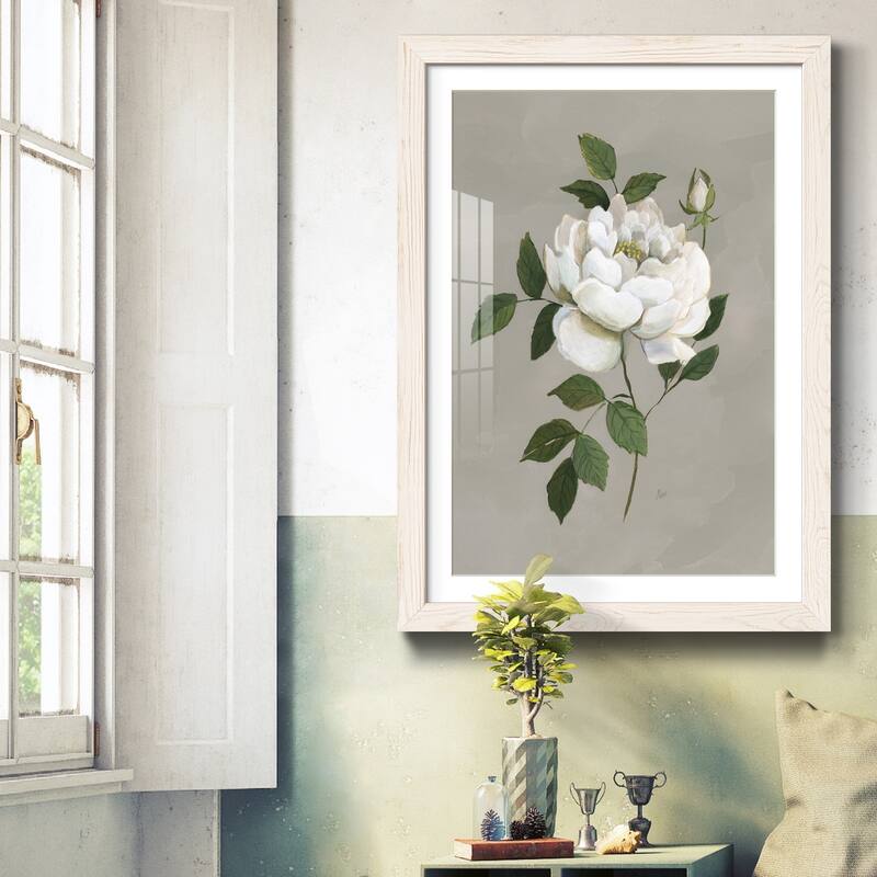 Botanical Rose-Premium Framed Print - Ready to Hang