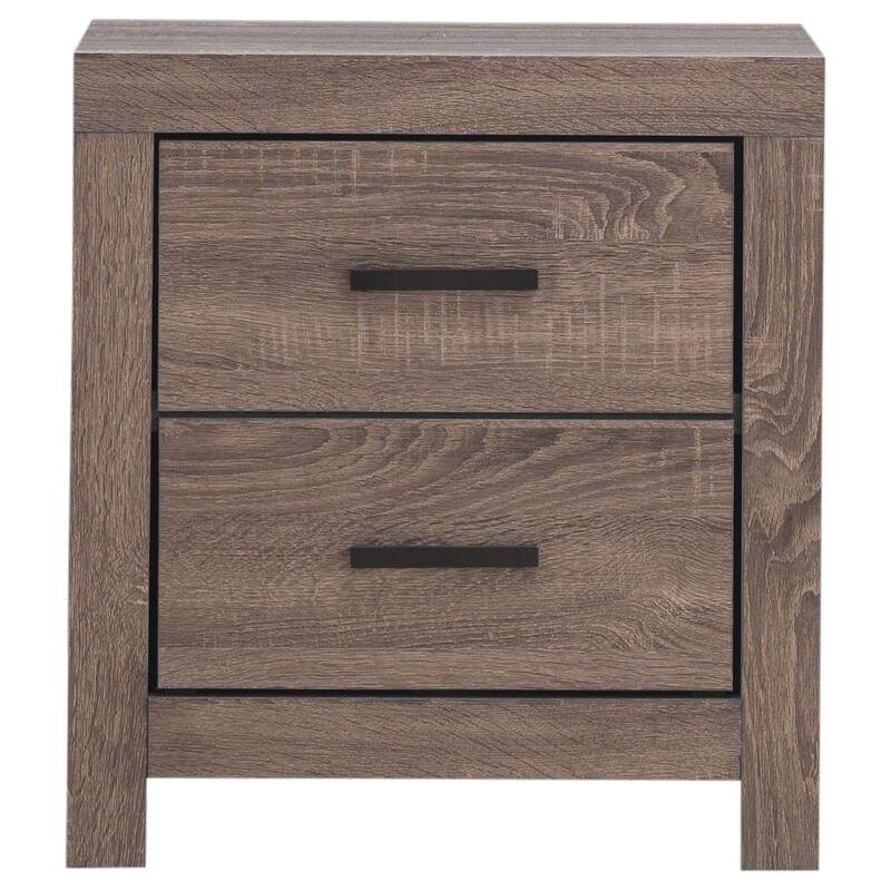 Sherwood Barrel Oak 4-piece Queen Bedroom Set