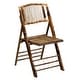preview thumbnail 10 of 12, Bamboo Wood Event Folding Chairs (Set of 4)