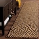 preview thumbnail 1 of 39, SAFAVIEH Handmade Natural Fiber Svana Jute Rug 2'3" x 8' Runner - Natural/Black