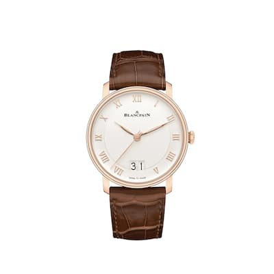 Blancpain Villeret Big Date RG Men's Watch - Red Gold - 40mm