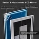 preview thumbnail 53 of 52, LED Bathroom Vanity Mirror Wall Mounted with Double Light Strip, 3-Color Dimmable, Anti-Fog, HD Tempered Glass, UL-Listed, ETL