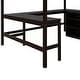 preview thumbnail 33 of 55, Multifunctional Full Size Wooden Loft Bed with Shelves & Desk