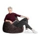 preview thumbnail 5 of 28, Sitting Point Faux Fur Large Fluffy Bean Bag