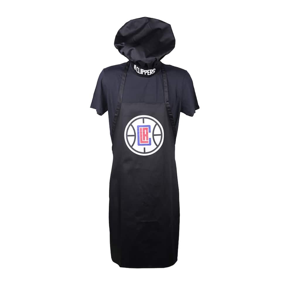 NBA Sports Team Logo Apron and Chef Hat Set, Los Angeles Clippers - 43x27
