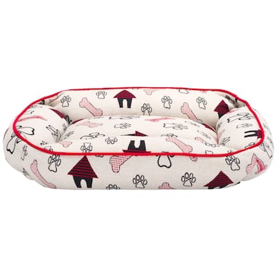 SAFAVIEH Pet Collection Genji Dog Bed