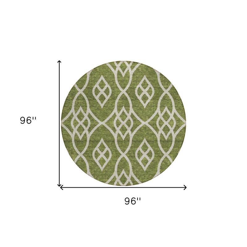 HomeRoots Trellis Transitional Rectangle Outdoor Rug