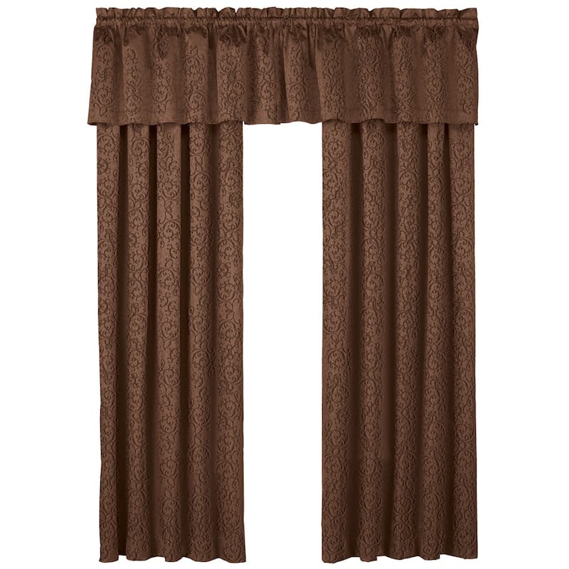 Scroll Insulated Sheen Curtain Panel