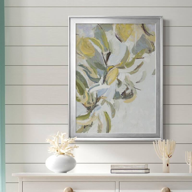 Lemon Pears Premium Framed Canvas - Ready to Hang
