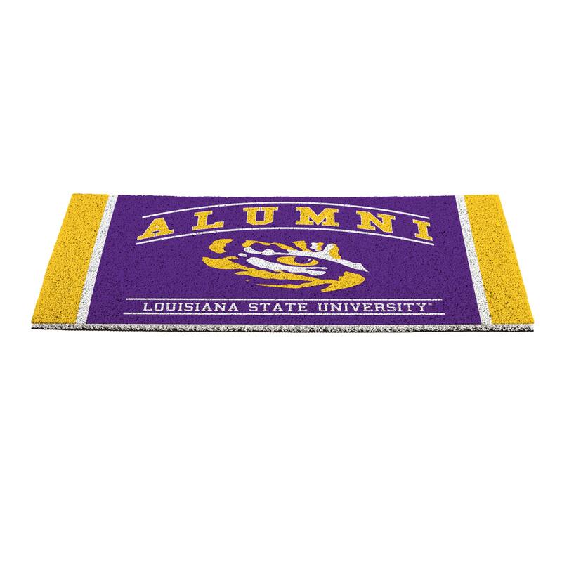 28 in. x 16 in. Louisiana State University Alumni Full Color PVC Door Mat