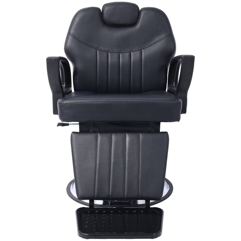 Artist hand Hair Barber Chair,Heavy Duty Hydraulic Spa Furniture Shampoo Reclining Extra Wider Seat Beauty Hair Salon Equipment