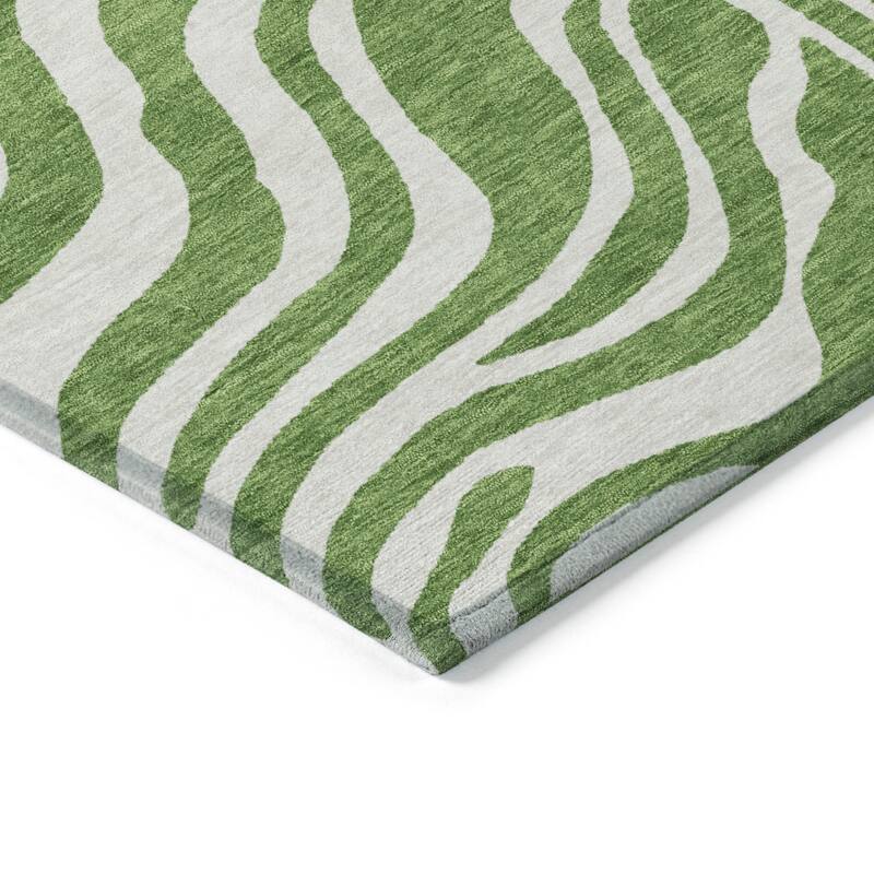 HomeRoots Animal Print Transitional Rectangle Outdoor Rug