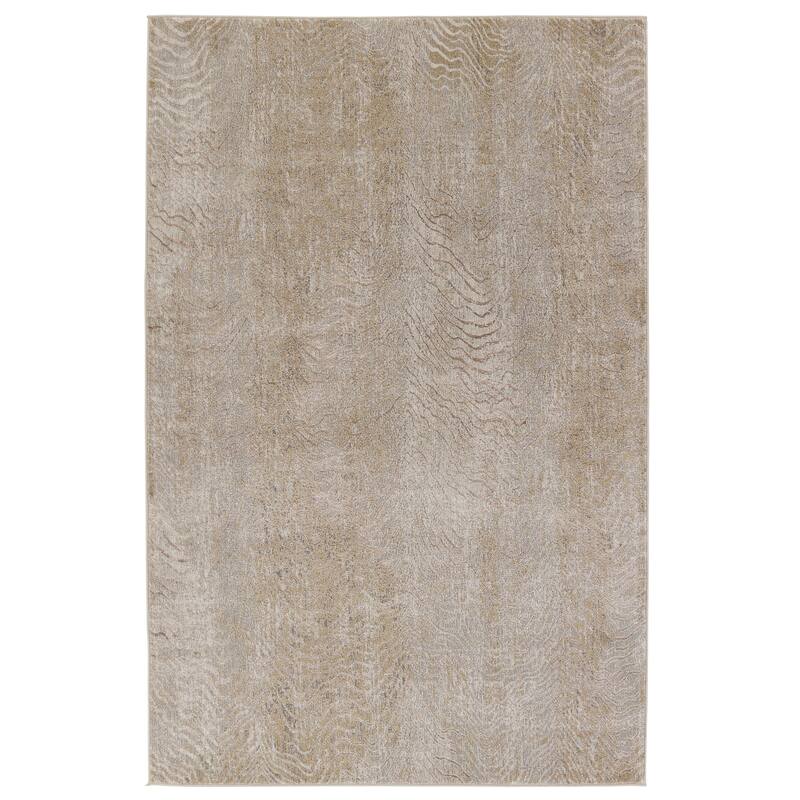 Safari Animal Pattern Area Rug - 6' 7" x 9' 6" - Brown/Taupe - Rectangle