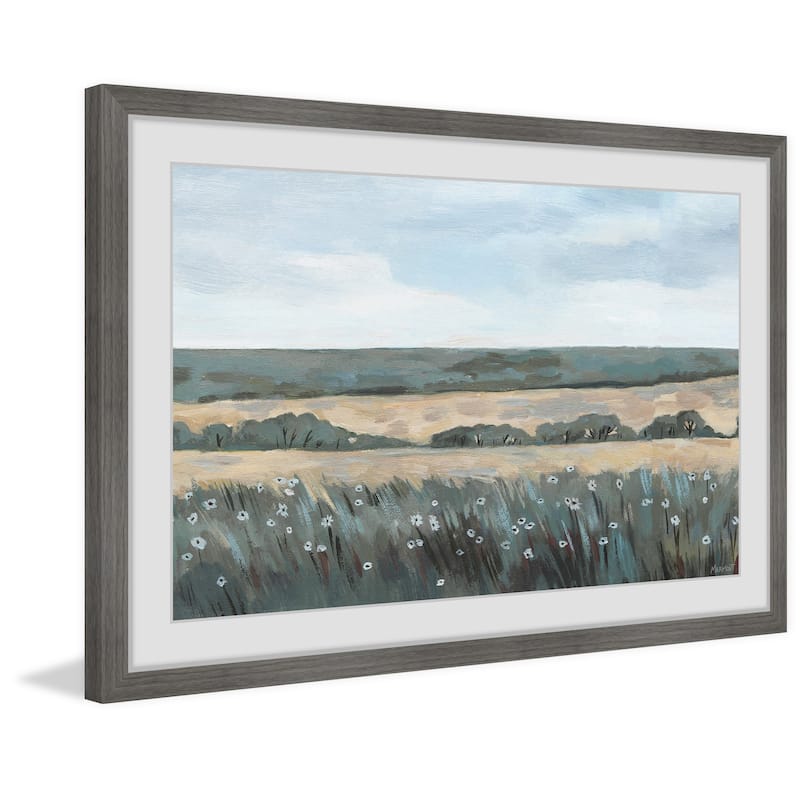 Walk in the Fields Framed Print