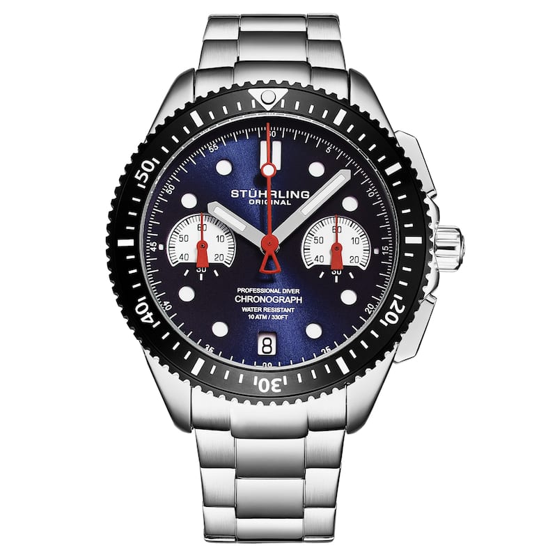 Velocity 4016 Quartz 42mm Chronograph - Blue