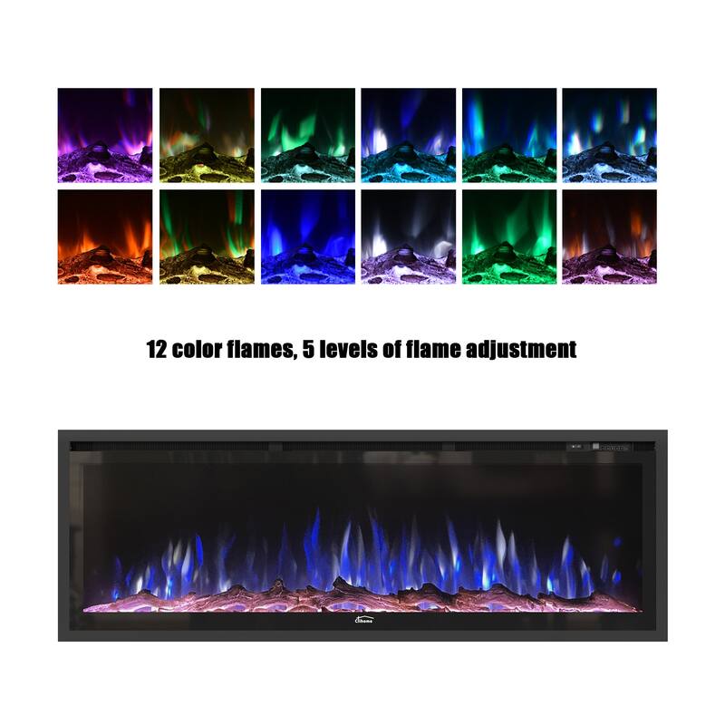 Built-in Wall-mounted Freestanding Electric Fireplaces