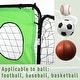 preview thumbnail 2 of 4, Soozier 8 x 3ft Soccer Goal Target Goal 2 in 1 Design Indoor Outdoor Backyard with All Weather PE Net Best Gift