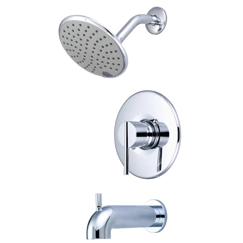 Olympia Faucets T-2384-7S i2v Tub and Shower Trim Package with 1.75 - Polished Chrome
