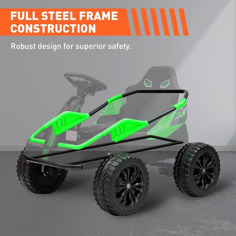 24V Ride On Toys for Big Kids, 4x200W 6MPH Powerful Electric Car w/Parent Remote