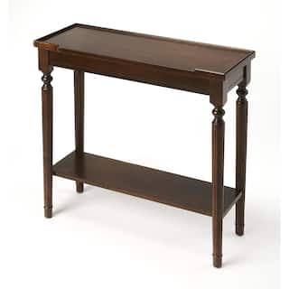 Handmade Simple Elegance Plantation Cherry Console Table