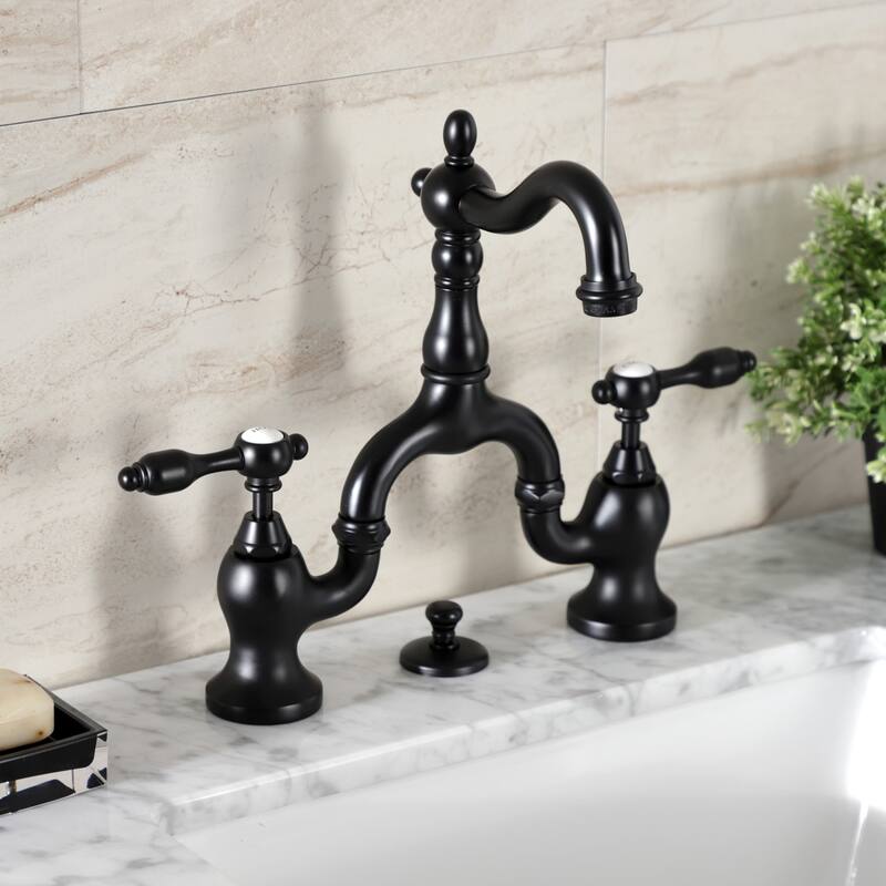 Kingston Brass Tudor Bridge Bathroom Faucet