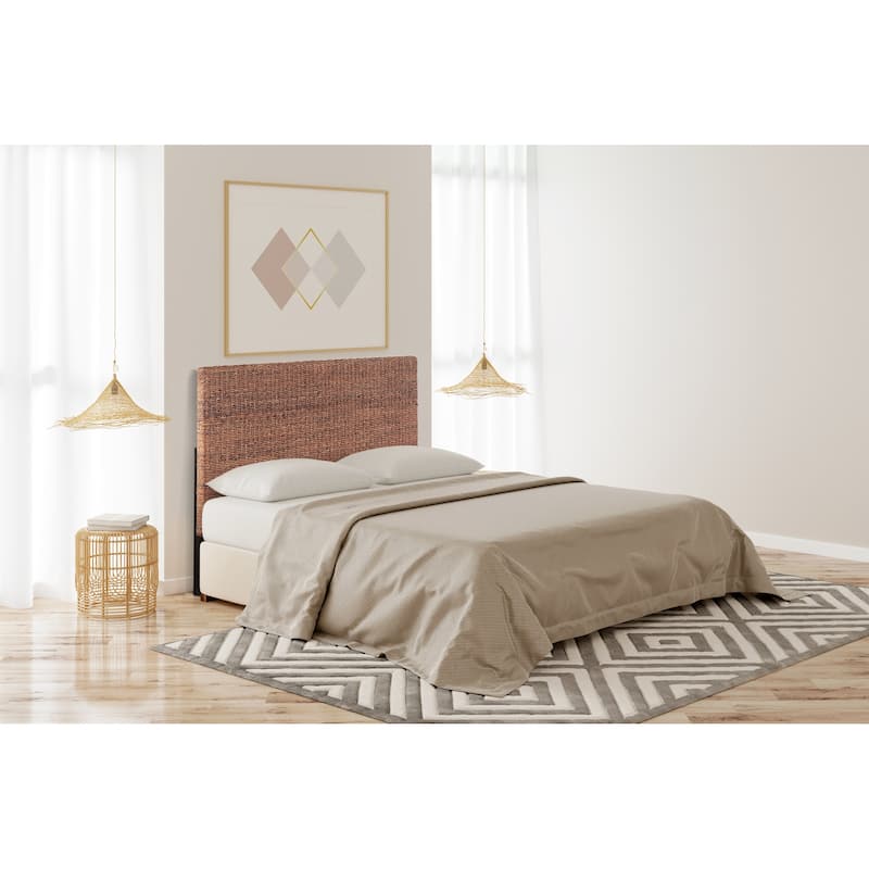 Ashbury Woven Wicker Rattan Abaca Headboard