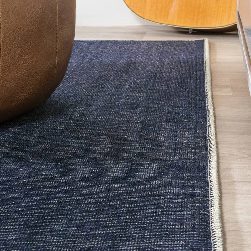 JONATHAN Y Korsa Medallion Textured Weave Machine Washable Area Rug