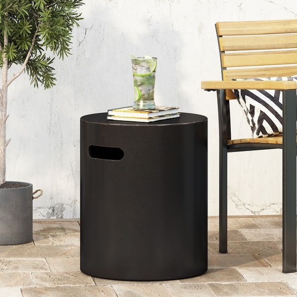 Yadira Lightweight Concrete Side Table by Christopher Knight Home - On ...