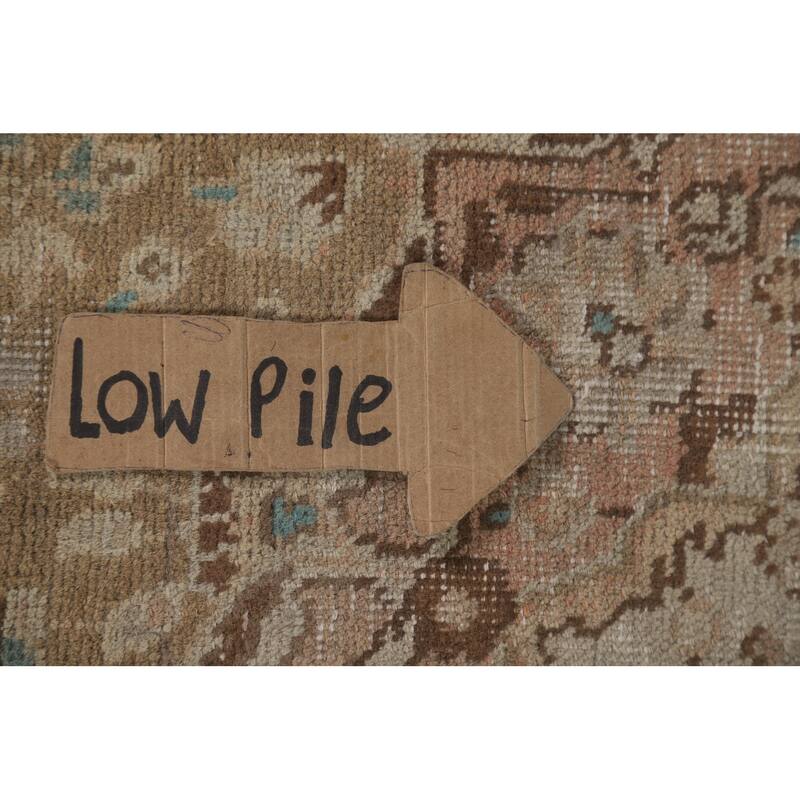 Hand Knotted Oriental 100% Wool Carpet Traditional Medallion Yellow & Gold Tabriz Area Rug - 9' 9'' X 6' 7''