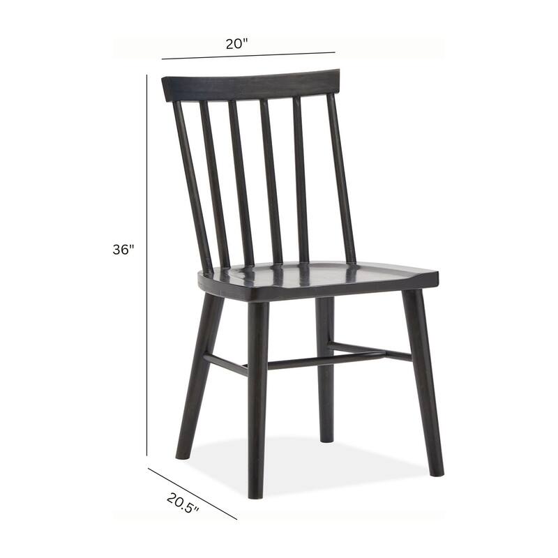 Magnussen Home Lindon Coffee Bean Side Chair Two Pack - 20''W x 20.5''D x 36''H