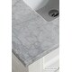 preview thumbnail 7 of 7, Brittany 46" Single Vanity, Burnished Mahogany 3cm carrara white marble top