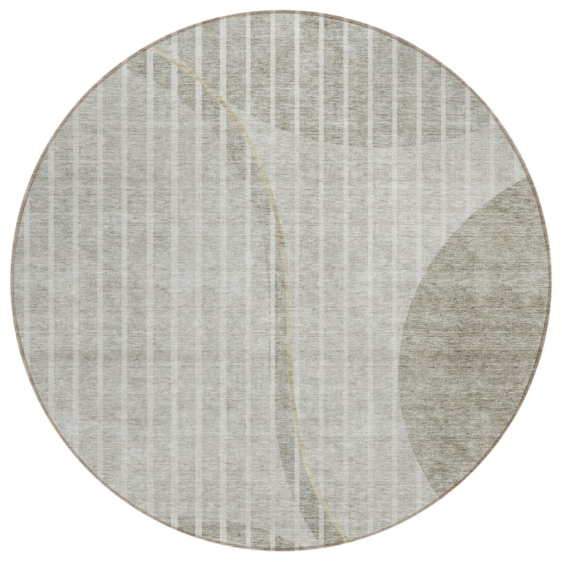 Machine Washable Indoor/ Outdoor Chantille Contemporary Rug